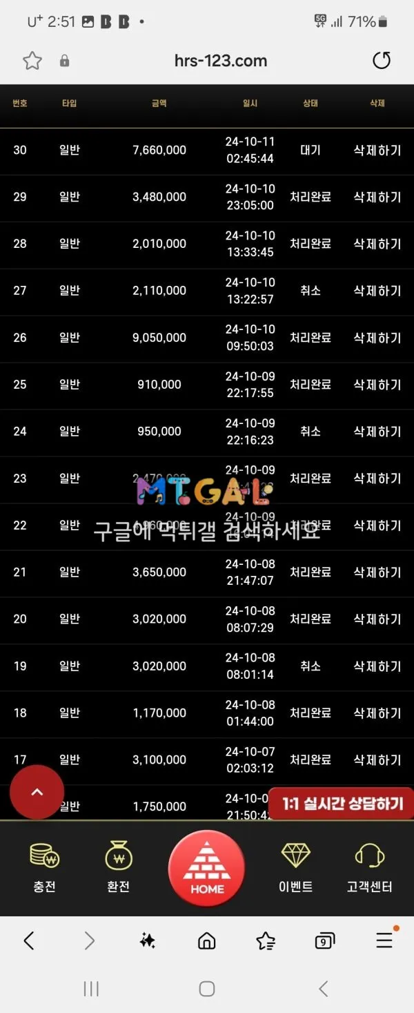 호루스 이용하다가 언젠간 먹튀당합니다 첨부 이미지