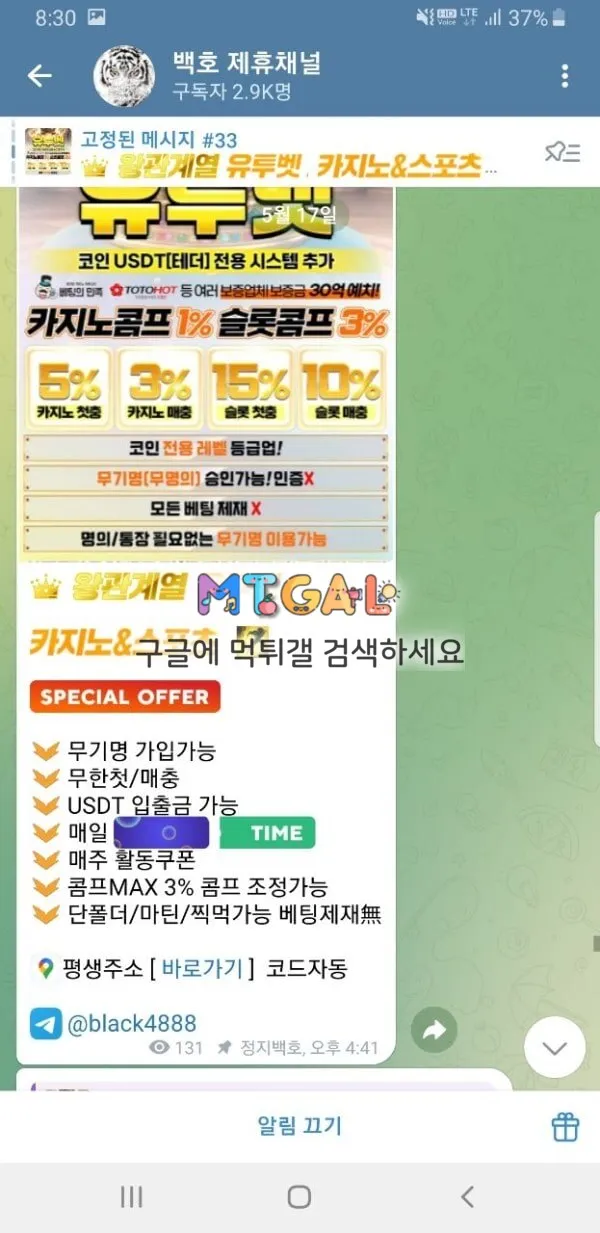 유투벳 140만원 무지성 먹튀 첨부 이미지