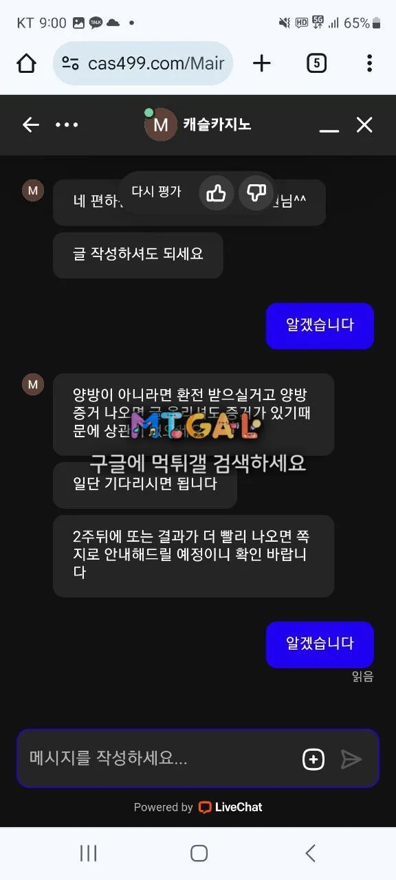 캐슬카지노 양방드립 첨부 이미지
