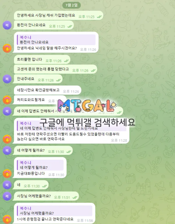 캐시 소액 먹튀 첨부 이미지