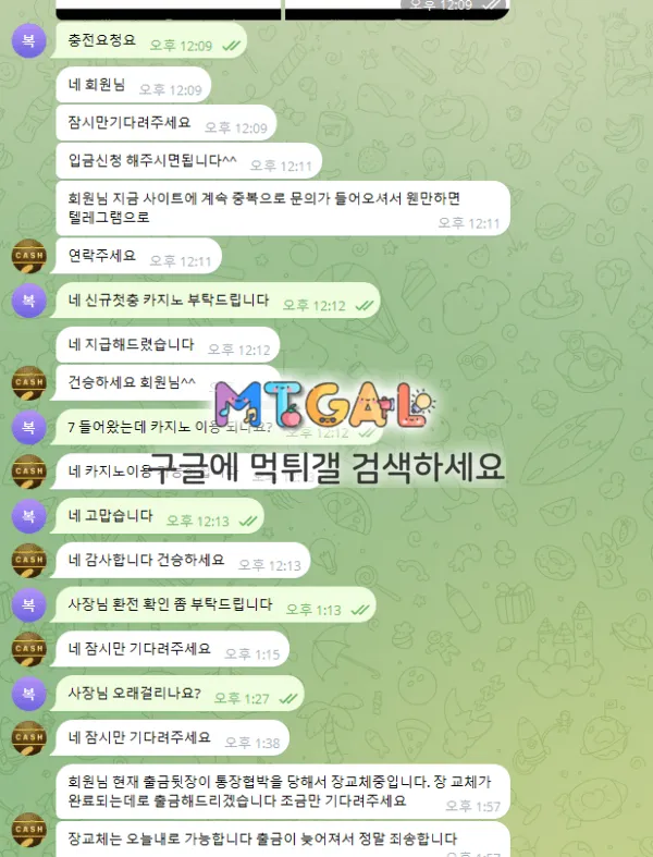 캐시 소액 먹튀 첨부 이미지