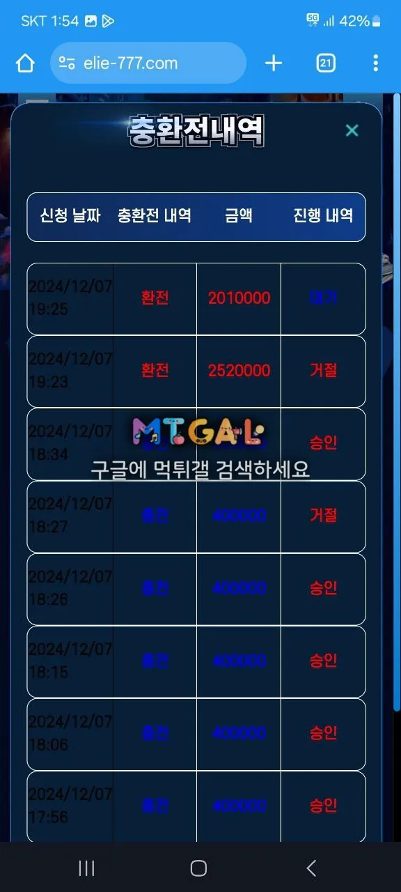 엘리에나 카지노 입먹 첨부 이미지