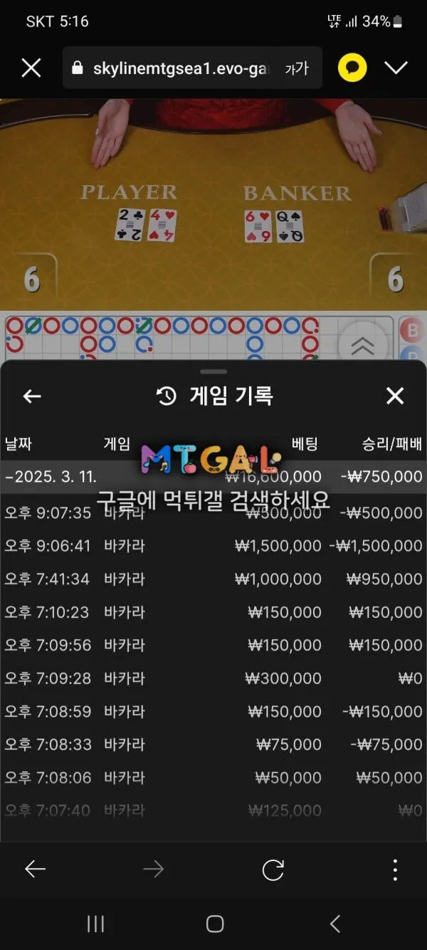 어느날 먹튀하고 회원농락까지 하는 개벌레집단 첨부 이미지