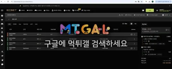 비엑스벳 (bxbet) 먹싸확정 첨부 이미지