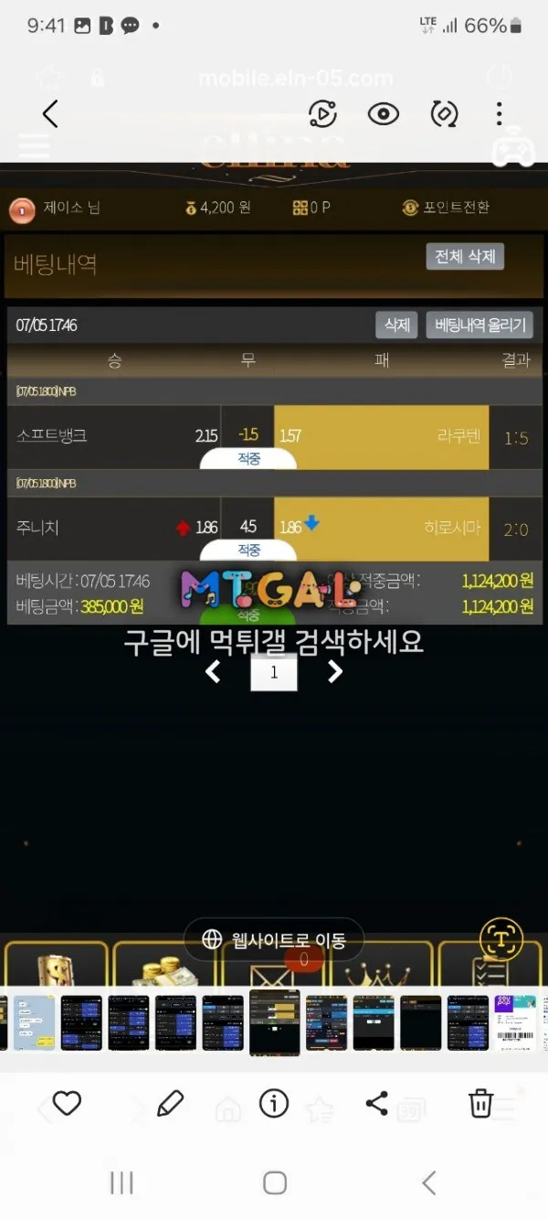 엘리니아 입금 먹튀 개악질 사이트 첨부 이미지