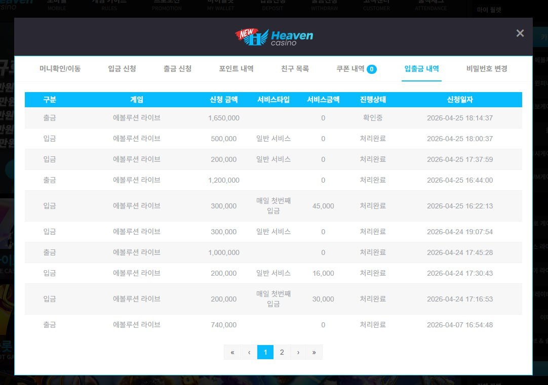 [먹튀리포트] 뉴헤븐카지노 환전 지연? 결국 165만원 먹튀로 이어진 실제 사례 공개 첨부 이미지